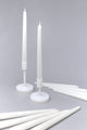 Nordlys Tall Matt White Dinner & Taper Candles Pack of 2, 10 or 20, Scandinavian Design - G Decor