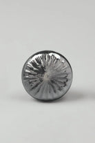 Obsidian Solstice Round Glass Cabinet Knob — close-up view, G Decor