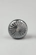 Obsidian Solstice Round Glass Cabinet Knob — close-up view, G Decor