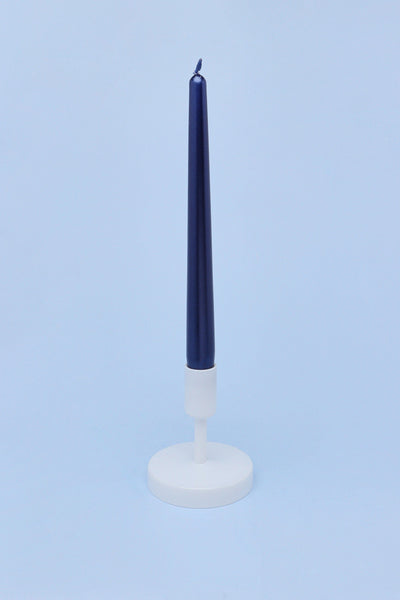 G Decor Candles Pack Of 10 Or 20 Coraline Tall Shimmer Candlesticks Royal Blue Dinner Candles