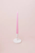 Pastelaria Baby Pink Tall Pastel Taper Candles — alternate view, G Decor