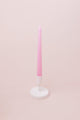Pastelaria Set of 2, 10 or 20 Baby Pink Tall Pastel Dinner & Taper Candles - G Decor