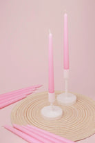 Pastelaria Baby Pink Pastel Taper Candles — G Decor