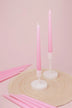 Pastelaria Baby Pink Pastel Taper Candles — G Decor