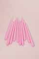 Pastelaria Set of 2, 10 or 20 Baby Pink Tall Pastel Dinner & Taper Candles - G Decor