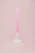 Pastelaria Baby Pink Pastel Taper Candles — alternate view, G Decor