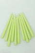 Pastelaria Pale Pistachio Tall Pastel Taper Candles — close-up view, G Decor