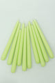 Pastelaria Set of 2, 10 or 20 Pale Pistachio Tall Pastel Dinner & Taper Candles - G Decor