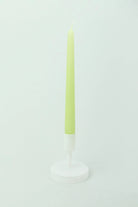 Pastelaria Pale Pistachio Tall Pastel Taper Candles — alternate view, G Decor