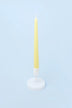 Pastelaria Sand Yellow Tall Pastel Taper Candles — alternate view, G Decor