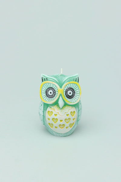 G Decor Candles & Candle Holders Pink and Yellow 3D Owl Cute Couple Figure Candles