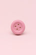 Playful Button Ceramic Cabinet Knob — close-up view, G Decor