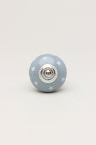 Polka Star Handcrafted Ceramic Door Knobs Cupboard Drawer Door Handles - G Decor