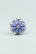 Porcelain Petal Leaves Hand-Painted Ceramic Cabinet Knob — alternate view, G Decor