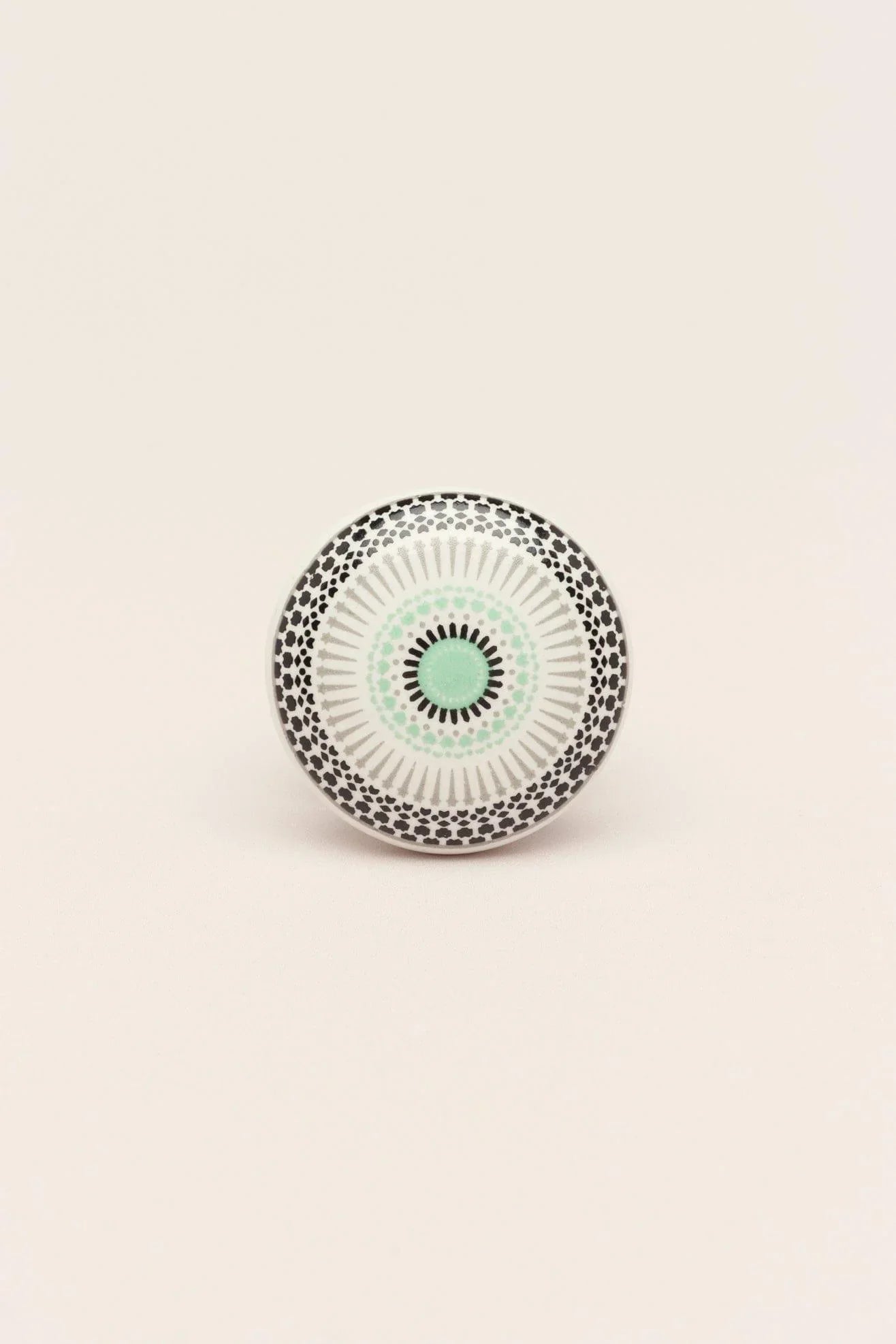 Positive Energy Radiance Patterned Ceramic Cabinet Knob — lifestyle view, G Decor