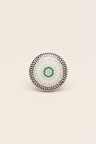 Positive Energy Radiance Handcrafted Patterned Cupboard Ceramic Door Knob - G Decor