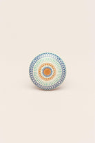 Positive Energy Radiance Handcrafted Patterned Cupboard Ceramic Door Knob - G Decor