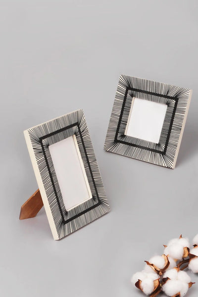 Prisma Black Stripes Photo Frame
