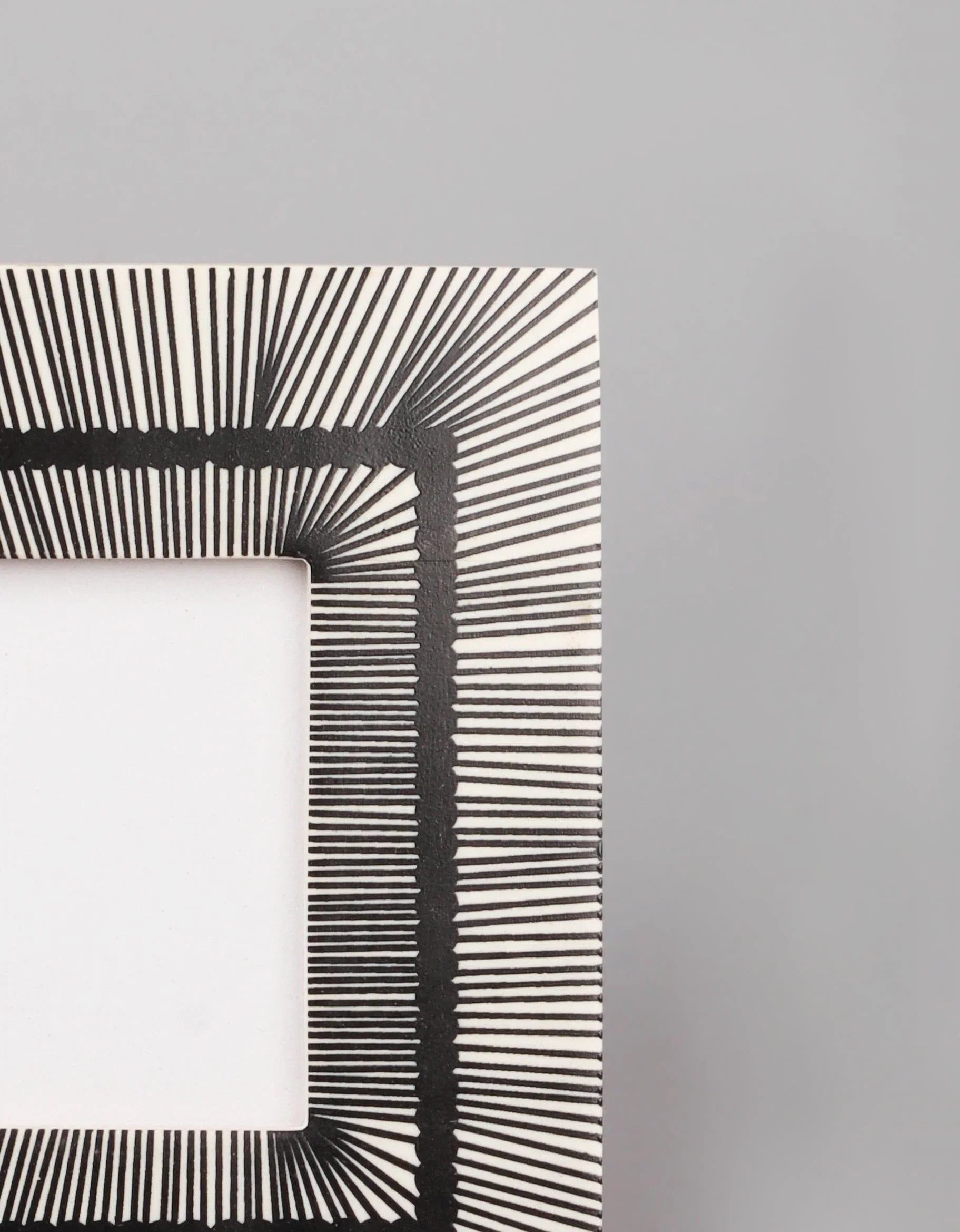 Prisma Black Stripes Photo Frame — view 7, G Decor