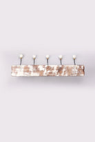 Provence Whitewash Wooden Wall Hook Rack — lifestyle view, G Decor