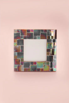 Rainbow Glass Mosaic Photo Frame