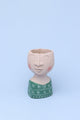 Resin Characteristic Human Family Faces Flower Plant Pot Planter Or Home Decoration Vase - G Decor