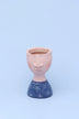 Familia Sculpted Face Ceramic Planter and Vase Collection — view 6, G Decor