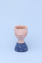 Resin Characteristic Human Family Faces Flower Plant Pot Planter Or Home Decoration Vase - G Decor