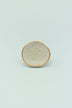 Rhodes Hand-Painted Ceramic Cabinet Knob with Gold Trim — close-up view, G Decor