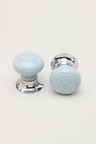 Ringbourne Grey Ceramic Mortice Door Knobs — view 5, G Decor