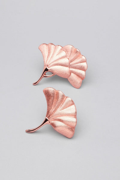 Gdecorstore Cabinet Knobs & Handles Rose Gold Leaves Door Knobs