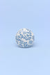 Royal Blue Handcrafted Ceramic Cabinet Knob — close-up view, G Decor