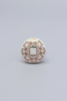 Royal Gold Luxury Ceramic Cabinet Knob Set — close-up view, G Decor