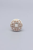 Royal Gold Family Ceramic Knob Luxury Door, Cupboard & Drawer Handle - G Decor