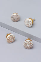 Royal Gold Family Ceramic Knob Luxury Door, Cupboard & Drawer Handle - G Decor