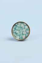 Santorini Pebble Rock Brass Cabinet Pull Knob — alternate view, G Decor