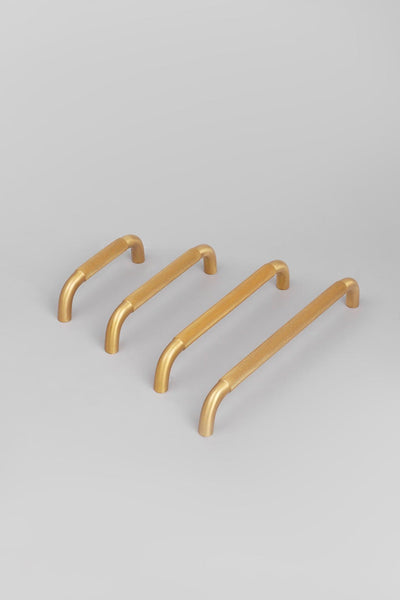 G Decor Cabinet Knobs & Handles Satin Brass Solid Knurled T Bar Kitchen Gold Cupboard Handles