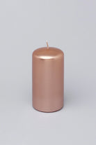 Satinea Varnished Shimmer Pillar Candle with Satin Finish — view 6, G Decor