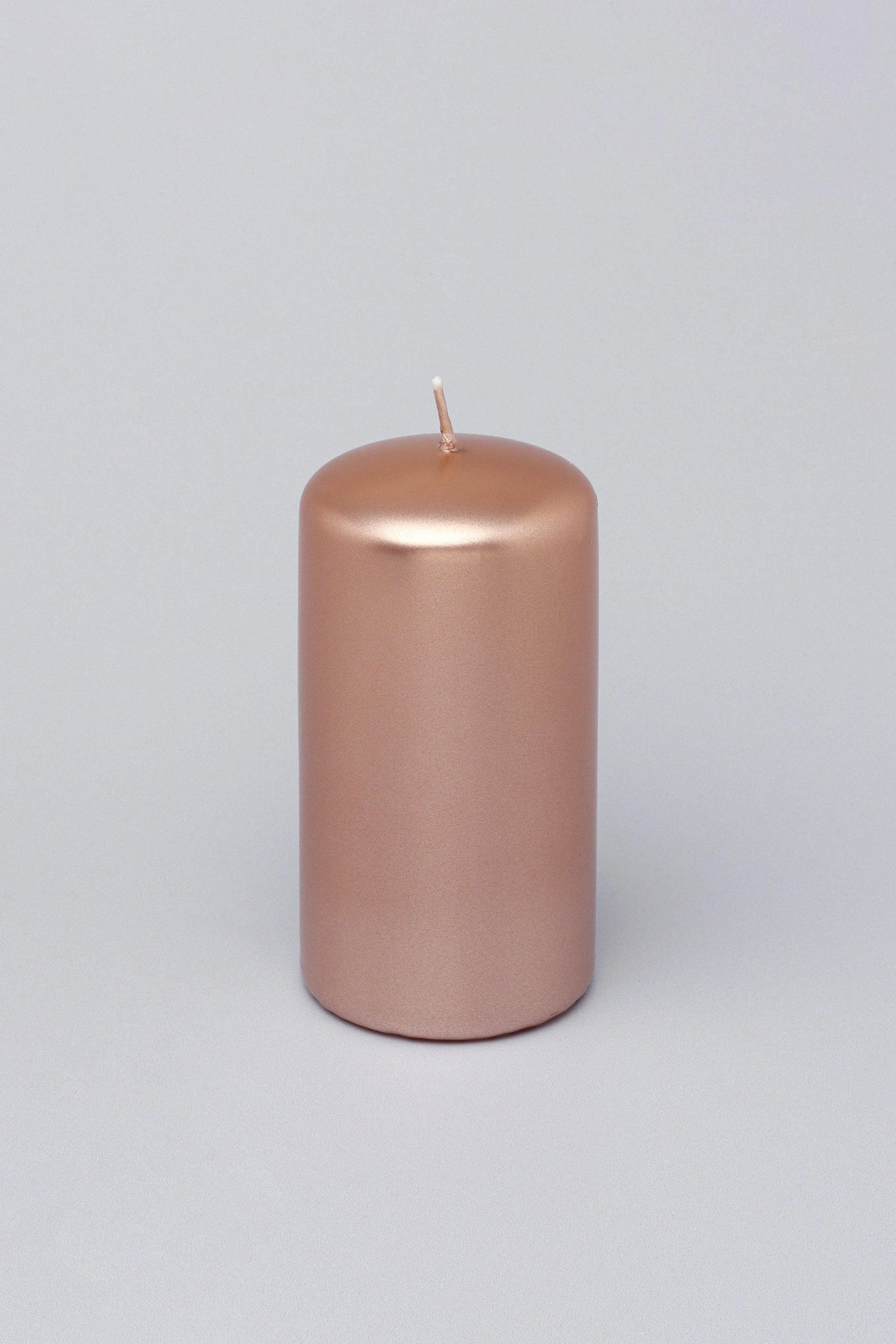 Satinea Varnished Shimmer Pillar Candle with Satin Finish — view 6, G Decor
