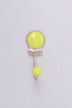 Savoy Ceramic Wall Hook in Citrus Tones — alternate view, G Decor