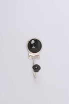 Savoy Ceramic Wall Hook in Inkwell Tones — alternate view, G Decor
