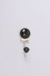 Savoy Ceramic Wall Hook in Inkwell Tones — alternate view, G Decor