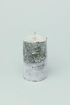 Scandinavian Hand-finished Birch Tree Pillar Candle Rustic Woodland Nordic Minimalist Decor - G Decor
