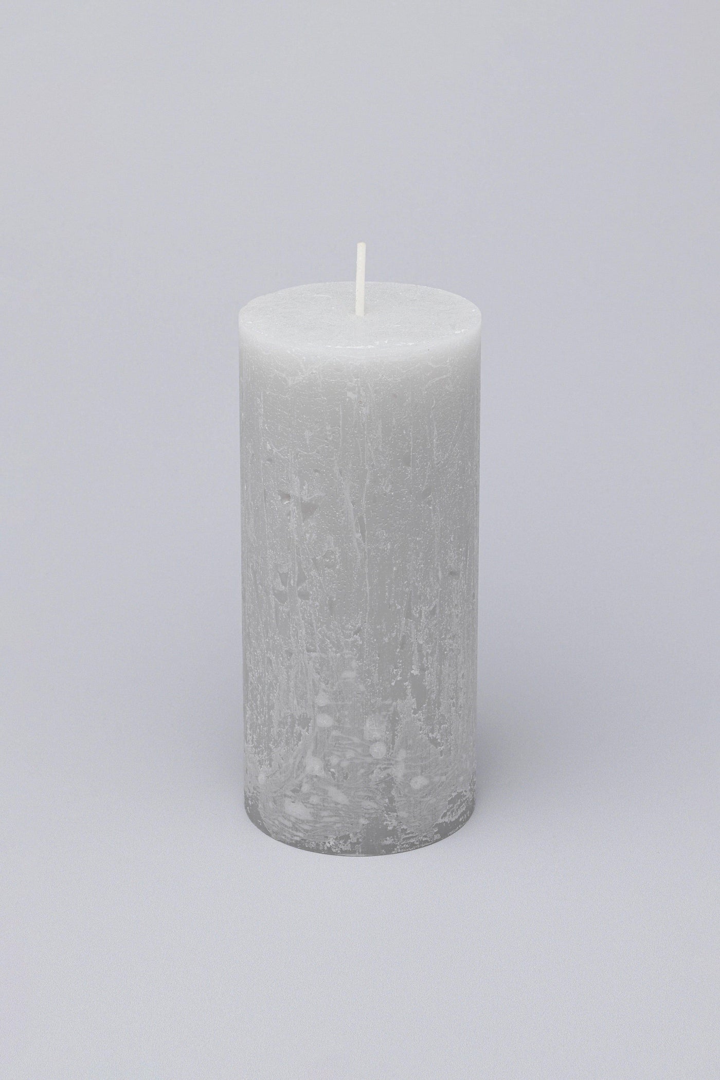 G Decor Candles Grey / Large Scented Marble Modern Light Grey Patchouli, Perfect for Meditation, Pillar Candle