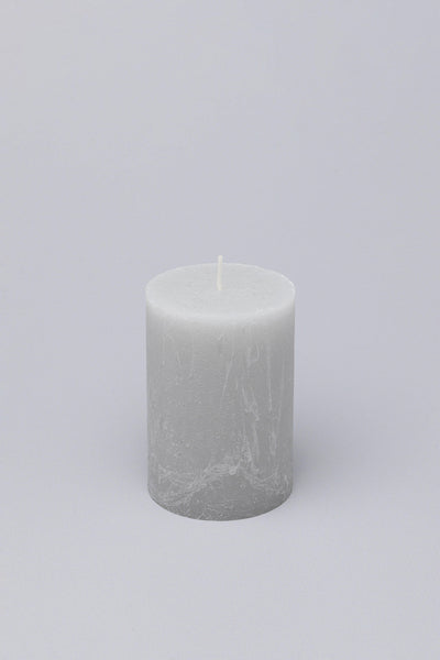 G Decor Candles Grey / Medium Scented Marble Modern Light Grey Patchouli, Perfect for Meditation, Pillar Candle