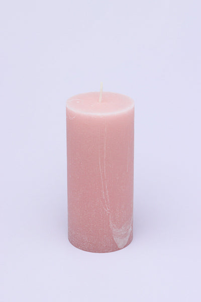 Gdecorstore Candles & Candle Holders Pink / Large Scented Marble Modern Light Pink Blossom, Perfect for Meditation, Pillar Candle