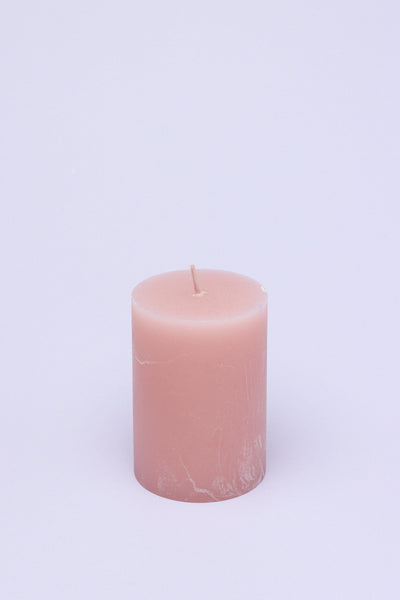 Gdecorstore Candles & Candle Holders Pink / Small Scented Marble Modern Light Pink Blossom, Perfect for Meditation, Pillar Candle