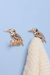 set-of-2-kingfisher-gold-wall-hooks-sculpted-bird-coat-and-towel-holders-g-decor-71530 - G Decor
