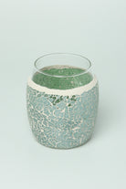 Set Of 3 Pieces Corfu Mosaic Emerald Bathroom Set - G Decor