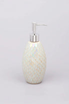 Verona Three-Piece Mermaid Glass Mosaic Bathroom Set — close-up view, G Decor